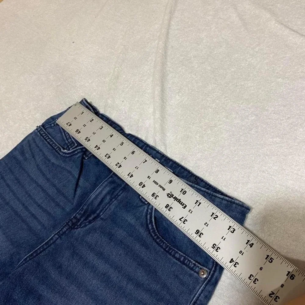 Cat & Jack Navy blue straight leg jeans with elastic band Boy 12. SKU453#